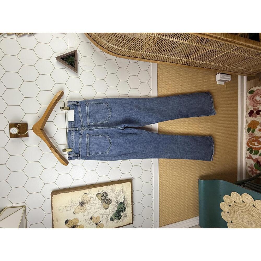 Pistola Medium Wash Alexa High Rise Slim Flare with Slit Denim Jeans - Size - 27 - Picture 5 of 9
